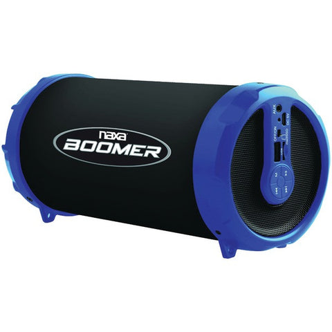 NAXA NAS-3071 BLUE BOOMER Portable Bluetooth(R) Speaker (Blue)