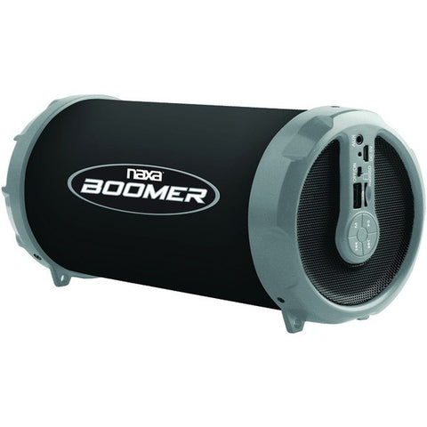 NAXA NAS-3071 GRAY BOOMER Portable Bluetooth(R) Speaker (Gray)