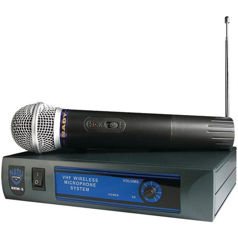 NADY DKW-3 HT-B 185.150 Mhz Handheld Wireless Cardioid Dynamic Microphone System