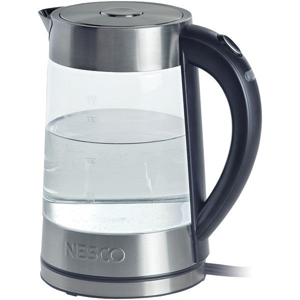 NESCO GWK-02 1.8-Liter Electric Glass Water Kettle