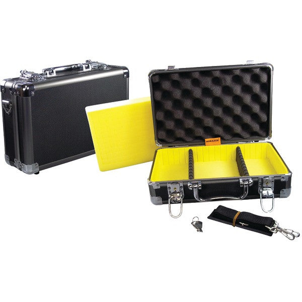 APE CASE ACHC5450 Aluminum Hard Case (Exterior dim: 7.5"H x 3.88"W x 11.88"D; Interior dim: 7"H x 3.38"W x 11.29"D)