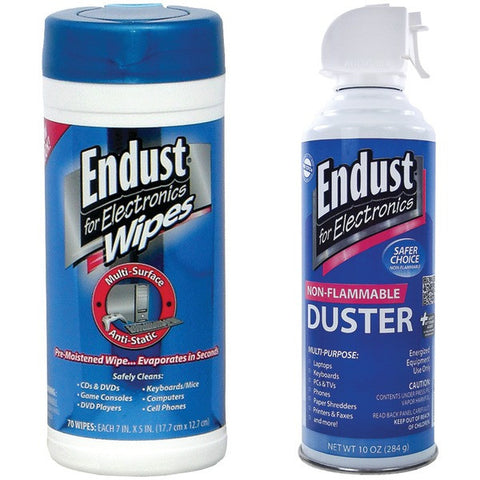 Endust 255050 Electronics Duster 259000 Anti-static Pop-up Wipes