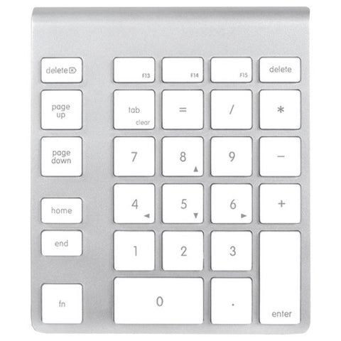 NEWER TECH NWTKPA28BTW Bluetooth(R) Aluminum Keypad (White Keys)