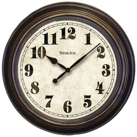 WESTCLOX 32213 24" Round Oversized Classic Clock