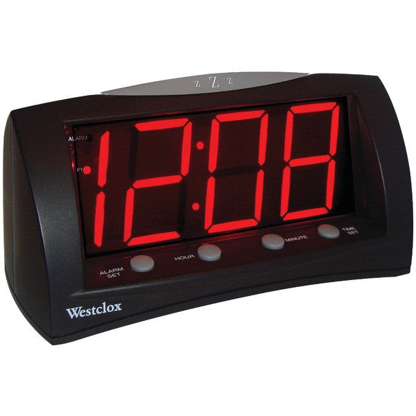 WESTCLOX 66705 1.8'' Oversized Snooze Alarm Clock