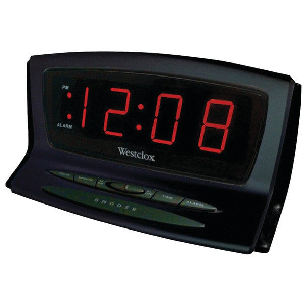 WESTCLOX 70012BK Instant-Set LED Alarm Clock