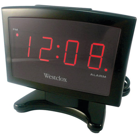 WESTCLOX 70014 .9" Plasma LED Alarm Clock