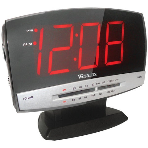 WESTCLOX 80187 1.8'' Digital AM-FM Dual Alarm Clock Radio