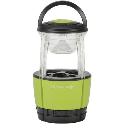 OLYMPIA JAMLIGHT 72-Lumen JamLight LED Lantern with Bluetooth(R) Speaker & Microphone
