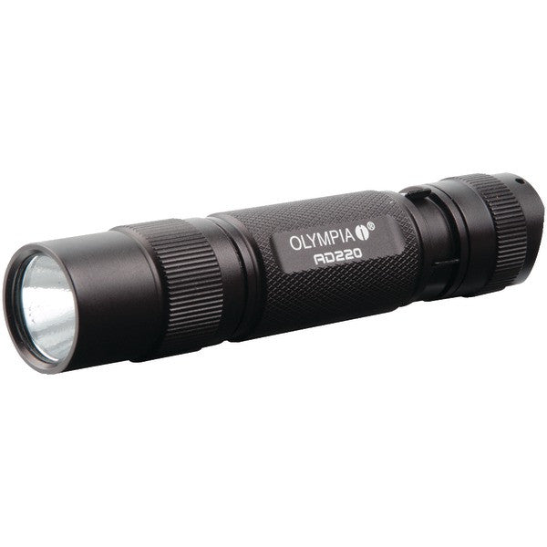 OLYMPIA AD220 AD Series High-Performance LED Flashlight (220-Lumen)