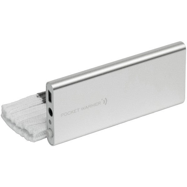 P3 P8430- SILVER 1,050mAh Pocket Warmer-Charger (Silver)