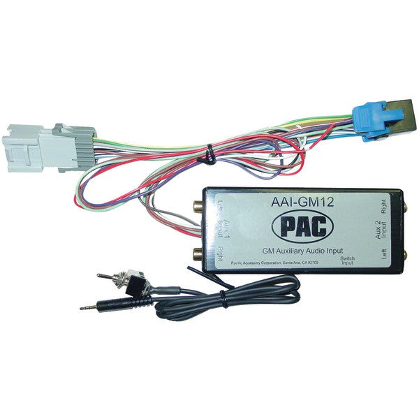 PAC AAI-GM12 Auxiliary Audio Input & Interface for 2000-2009 GM(R) Class II