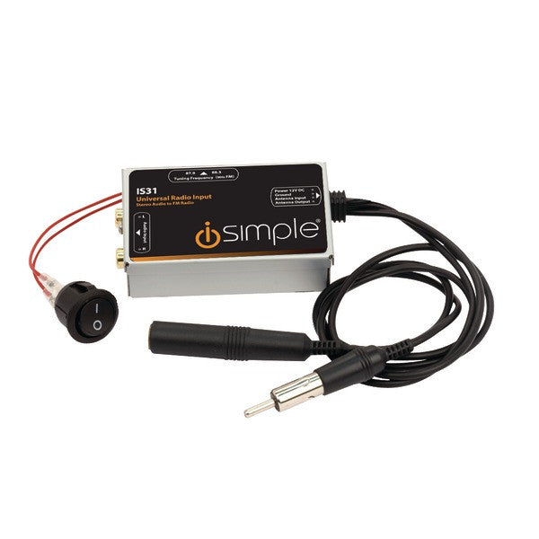 ISIMPLE IS31 Universal Auxiliary Audio Input for all FM Radios