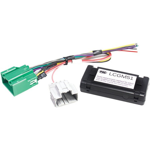 PAC LCGM51 Radio Replacement Interface for Select Nonamplified GM(R) Vehicles (29-Bit, 20 & 16 Pin)