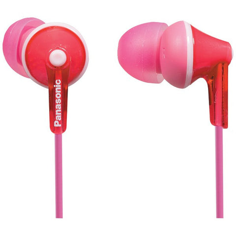 PANASONIC RP-TCM125-P TCM125 Earbuds with Remote & Microphone (Pink)