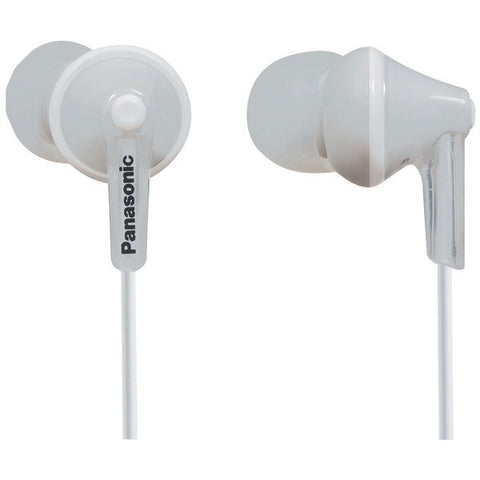 PANASONIC RP-TCM125-W TCM125 Earbuds with Remote & Microphone (White)