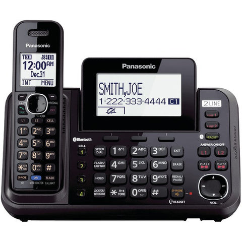PANASONIC KX-TG9542B DECT 6.0 2-Line Link2Cell(R) Bluetooth(R) Phone System (2-Handset System)