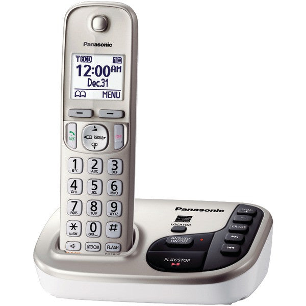 PANASONIC KX-TGD220N DECT 6.0 Plus Expandable Digital Cordless Answering System (1-Handset System)