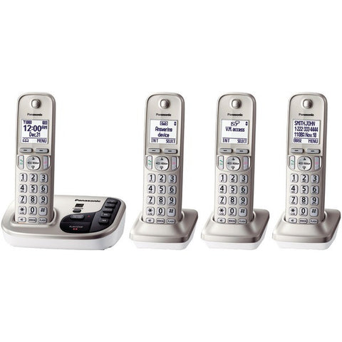 PANASONIC KX-TGD224N DECT 6.0 Plus Expandable Digital Cordless Answering System (4-Handset System)