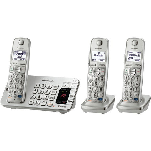 PANASONIC KX-TGE273S DECT 6.0 Link2Cell(R) Bluetooth(R) Phone System (3-Handset System)