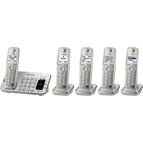 PANASONIC KX-TGE275S DECT 6.0 Link2Cell(R) Bluetooth(R) Phone System (5-Handset System)