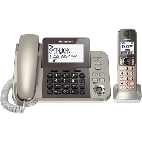 PANASONIC KX-TGF350N DECT 6.0 Corded-Cordless Phone System with Caller ID & Answering System (1 Handset)