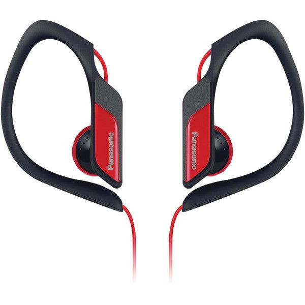 PANASONIC RP-HS34-R Sweat-Resistant Sports Earbuds (Red)