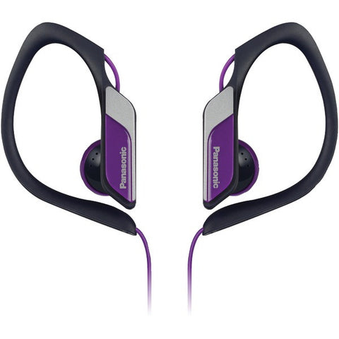 PANASONIC RP-HS34-V Sweat-Resistant Sports Earbuds (Purple)
