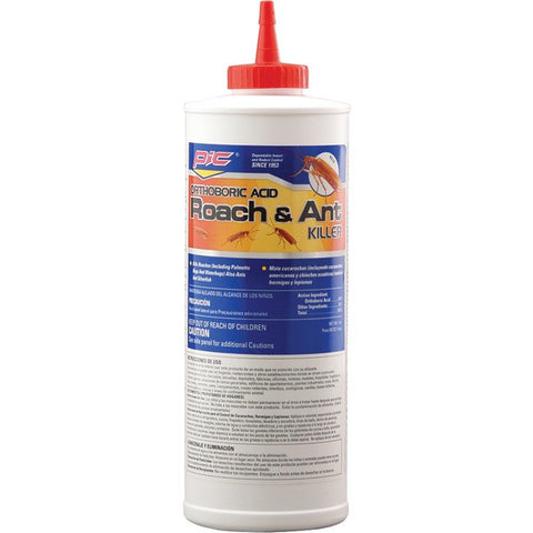 PIC BA-16 Boric Acid Roach Killer III, 16oz