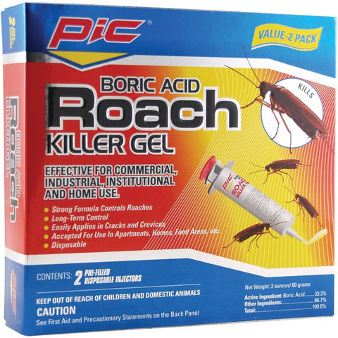 PIC GEL Roach Control Gel, 2 pk
