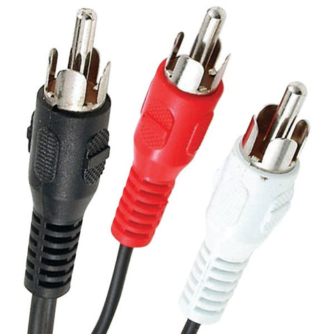 AXIS PET20-7010 RCA Y-Adapter (2 RCA Plugs to 1 RCA Plug)