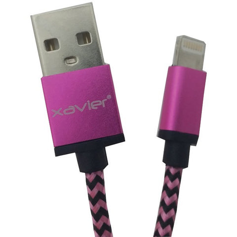 Xavier LIGHTPK-06 Lightning(TM) to USB Cable, 6ft (Pink)