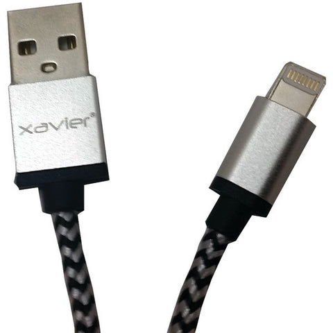 Xavier LIGHTSL-06 Lightning(R) to USB Cable, 6ft (Silver)