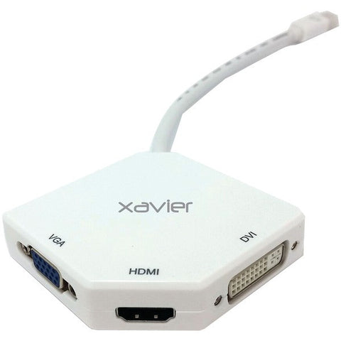 Xavier MDP-3HD Mini DisplayPort 3-in-1 Adapter