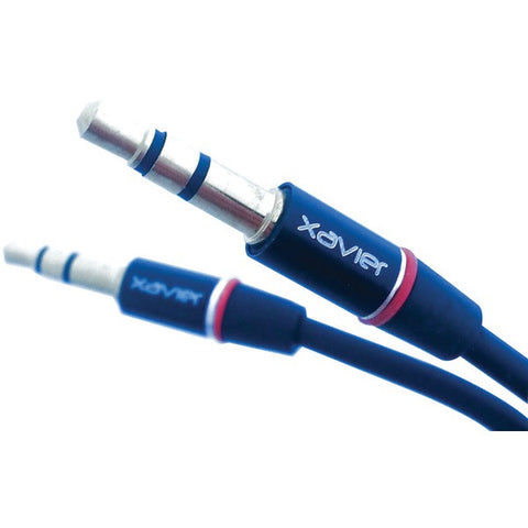 Xavier ST35MM-06 Male to Male Stereo Auxiliary Cable, 6ft