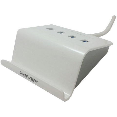 Xavier USB3-CRDL USB 3.0 Hub and Charging Cradle, White