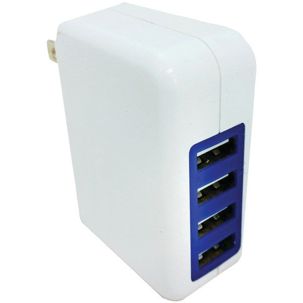 Xavier WALL-USB-4 4-Port Mega Wall Charger, White