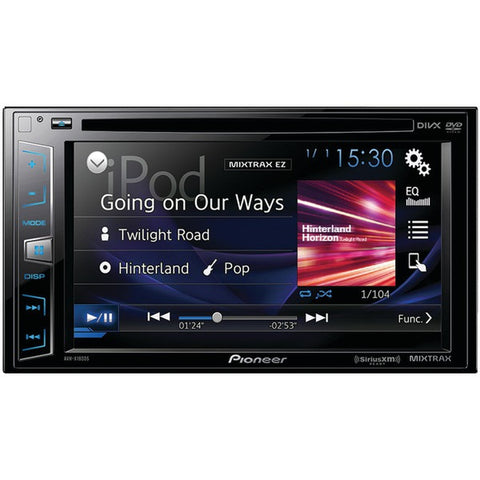 PIONEER AVH-X1800S 6.2" Double-DIN In-Dash DVD Receiver with Siri(R) Eyes Free, SiriusXM(R) Ready, Spotify(R) & AppRadio One(TM)