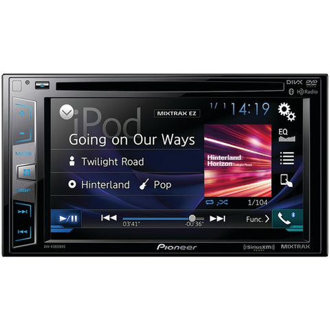 PIONEER AVH-X2800BS 6.2" Double-DIN In-Dash DVD Receiver with Bluetooth(R), Siri(R) Eyes Free, SiriusXM(R) Ready, Spotify(R) & AppRadio One(TM)