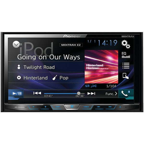 7" Double-DIN In-Dash DVD Receiver with Motorized Display, Bluetooth(R), Siri(R) Eyes Free, SiriusXM(R) Ready, HD Radio(TM), Spotify(R), AppRadio One(TM) & Dual Camera Inputs