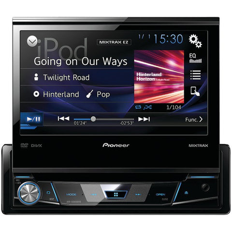 PIONEER AVH-X6800DVD 7" Single-DIN In-Dash DVD Receiver with Flip-out Display, Spotify(R) & AppRadio One(TM)