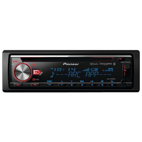 PIONEER DEH-X7800BHS Single-DIN In-Dash CD Receiver with MIXTRAX(R), Bluetooth(R), HD Radio(TM) & SiriusXM(R) Ready