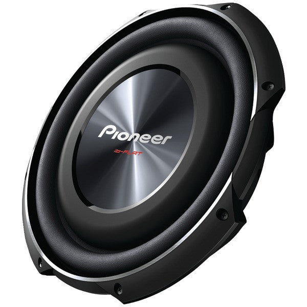 PIONEER TS-SW3002S4 12" 1,500-Watt Shallow-Mount Subwoofer with Single 4ohm Voice Coil