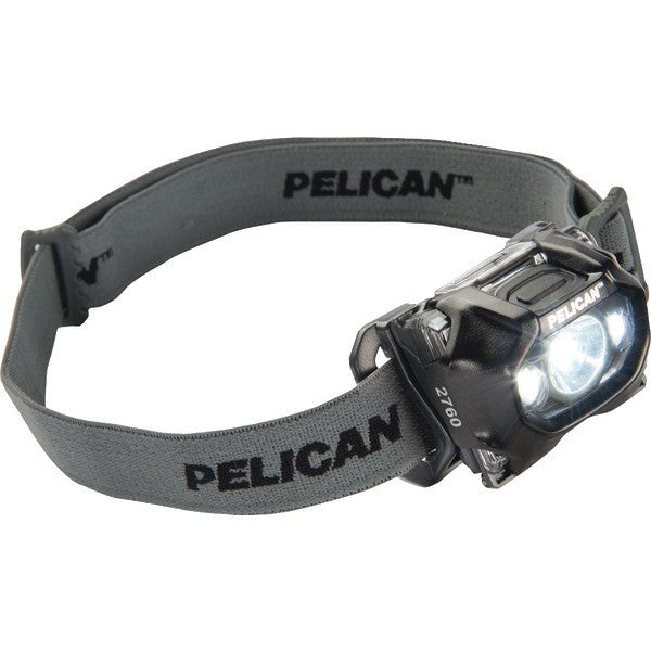 PELICAN 027600-0101-110 133-Lumen 2760 LED Headlamp (Black)