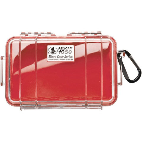 PELICAN 1050-028-100 1050 Micro Case(TM) (Red-Clear)