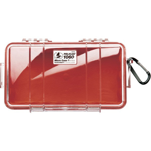 PELICAN 1060-028-100 1060 Micro Case(TM) (Red-Clear)