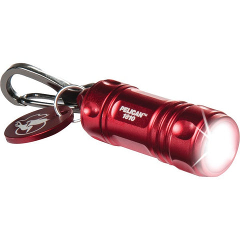 PELICAN 018100-0100-170 16-Lumen ProGear(TM) 1810 LED Keychain Flashlight (Red)