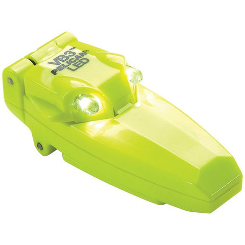 PELICAN 2220-010-245 9-Lumen VB3 2220C Small Clip-on LED Flashlight with Flip-up Activation (Yellow)