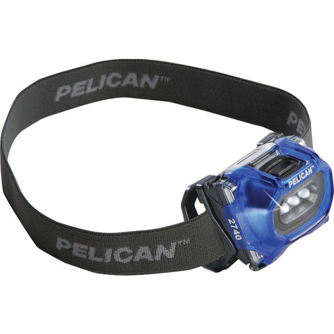 PELICAN 2740 001 01120 66-Lumen 2740 LED Adjustable Headlamp (Blue)