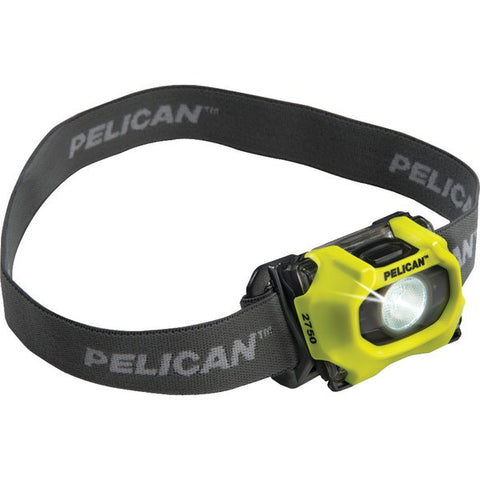 PELICAN 027500-0101-247 193-Lumen 2750 LED Adjustable Headlamp (Yellow)
